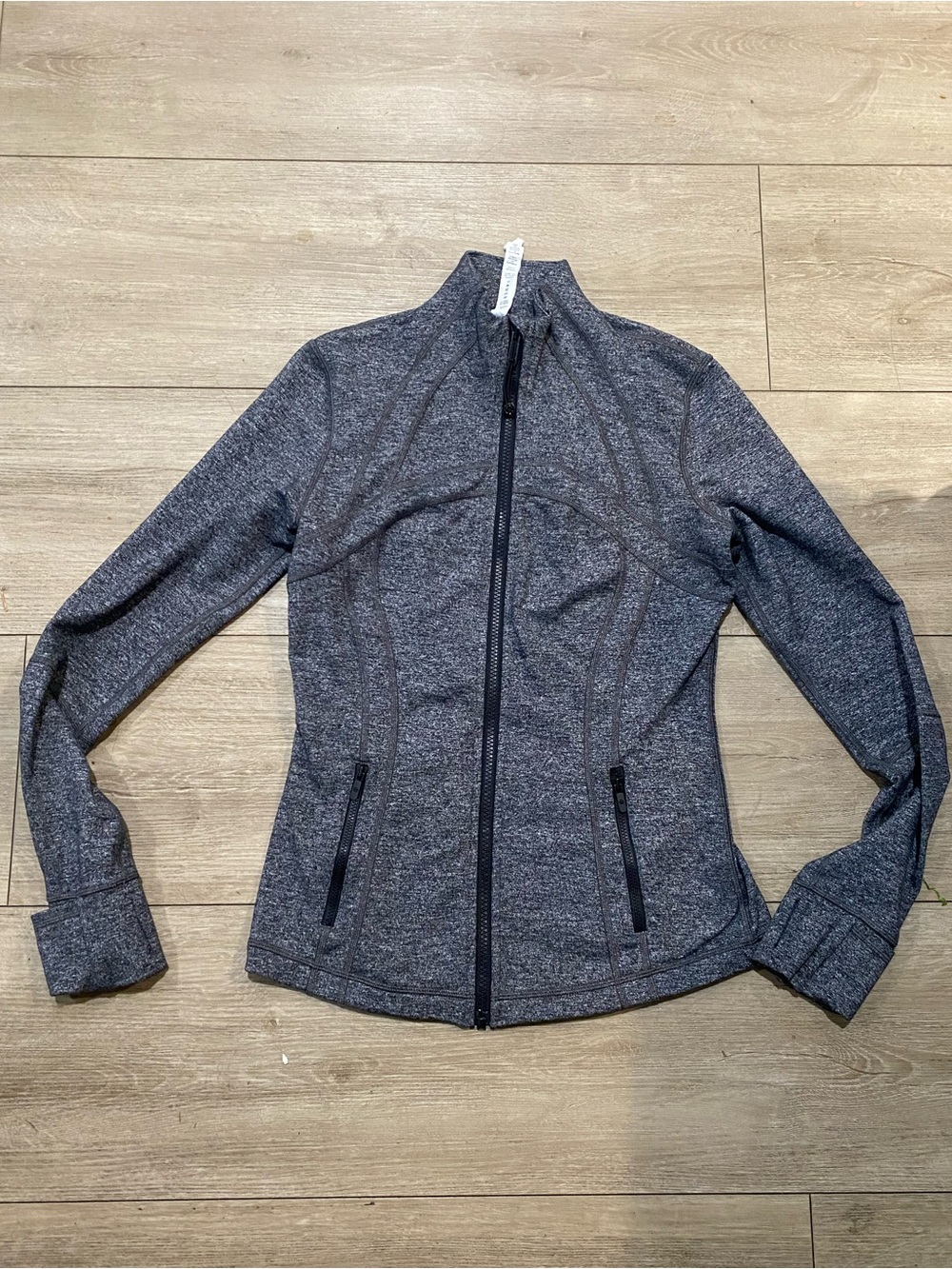 lululemon athletica Heathered Charcoal Full-Zip Utility Jacket